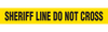 SHERIFF LINE - Barricade Tape (Case of 12 Rolls) SHERIFF LINE - Barricade Tape (Case of 12 Rolls)