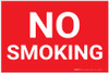 No Smoking Red Landscape - Label No Smoking Red Landscape - Label