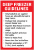 Deep Freezer Guidelines Portrait - Label