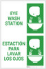 Eyewash Station Bilingual Spanish - Label