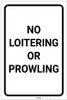 No Loitering: Or Prowling Portrait - Label