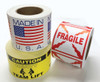 Do Not Double Stack (Fluorescent Red) 3 x 5 - Label Roll Do Not Double Stack (Fluorescent Red) 3 x 5 - Label Roll
