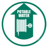 Potable Water Hose (Arrow Up) - Floor Sign Potable Water Hose (Arrow Up) - Floor Sign