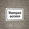 Ramped Access - Wall Sign Ramped Access - Wall Sign