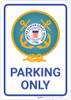 United States Coast Guard - Parking Only - Wall Sign