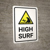 High Surf with Icon - Wall Sign