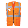 Berlin Executive Hi-Vis Vest, Orange Berlin Executive Hi-Vis Vest, Orange