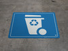 Recycling Bin - Floor Marking Sign