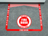 Fire Door - Pre Made Floor Sign Bundle Fire Door - Pre Made Floor Sign Bundle