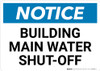 Notice: Building Main Water Shut-Off Landscape Notice: Building Main Water Shut-Off Landscape