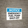 Notice: Emergency Fuel Pump Shut-off with Icon Landscape