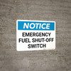 Notice: Emergency Fuel Shut-off Switch Landscape Notice: Emergency Fuel Shut-off Switch Landscape