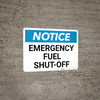 Notice: Emergency Fuel Shut-Off Landscape