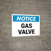 Notice: Gas Valve Landscape