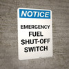 Notice: Emergency Fuel Shut Off Switch Portrait Notice: Emergency Fuel Shut Off Switch Portrait