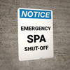 Notice: Emergency Spa Shut-Off Portrait Notice: Emergency Spa Shut-Off Portrait