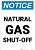 Notice: Natural Gas Shut-Off Portrait