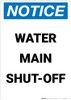 Notice: Water Main Shut-Off Portrait Notice: Water Main Shut-Off Portrait
