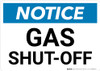 Notice: Gas Shut-off Valve Landscape