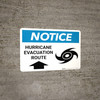 Notice: Hurricane Evacuation Route Landscape Notice: Hurricane Evacuation Route Landscape