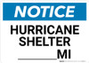 Notice: Hurricane Shelter Mile Landscape