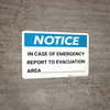 Notice: Safe Area Tornado Shelter Landscape Notice: Safe Area Tornado Shelter Landscape