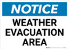 Notice: Weather Evacuation Area Landscape