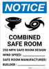 Notice: Hurricane/Tornado Safe Room Portrait