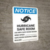 Notice: Hurricane Safe Room Portrait Notice: Hurricane Safe Room Portrait