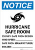 Notice: Hurricane Safe Room Portrait Notice: Hurricane Safe Room Portrait