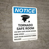 Notice: Tornado Safe Room Portrait Notice: Tornado Safe Room Portrait