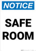 Notice: Safe Room Portrait Notice: Safe Room Portrait