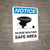 Notice: Severe Weather Safe Area Portrait