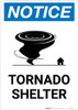 Notice: Tornado Shelter with Icon Portrait