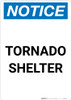 Notice: Tornado Shelter Portrait