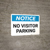 Notice: No Visitor Parking with Icon Landscape