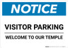 Notice: Visitor Parking - Welcome To Our Temple Landscape