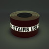 SafetyTac® Glowstripe: Caution: Stairs - Use Railing - Inline Printed Floor Marking Tape SafetyTac® Glowstripe: Caution: Stairs - Use Railing - Inline Printed Floor Marking Tape