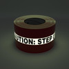 SafetyTac® Glowstripe: Caution: Step Up - Inline Printed Floor Marking Tape SafetyTac® Glowstripe: Caution: Step Up - Inline Printed Floor Marking Tape