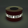 SafetyTac® Glowstripe: Exit - Inline Printed Floor Marking Tape SafetyTac® Glowstripe: Exit - Inline Printed Floor Marking Tape