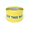 SafetyTac® Glowstripe: Exit This Way - Inline Printed Floor Marking Tape SafetyTac® Glowstripe: Exit This Way - Inline Printed Floor Marking Tape