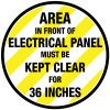 Electrical Panel Floor Sign Electrical Panel Floor Sign