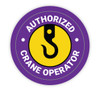 Authorized Crane Operator Purple - Hard Hat Sticker Authorized Crane Operator Purple - Hard Hat Sticker