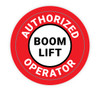 Authorized Boom Lift Operator - Hard Hat Sticker Authorized Boom Lift Operator - Hard Hat Sticker