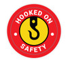 Hooked on Safety - Hard Hat Sticker