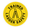 Trained Ladder Safety - Hard Hat Sticker Trained Ladder Safety - Hard Hat Sticker