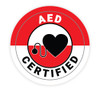 AED Certified - Hard Hat Sticker