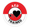 AED Trained - Hard Hat Sticker AED Trained - Hard Hat Sticker