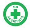 No Accidents - Hard Hat Sticker No Accidents - Hard Hat Sticker