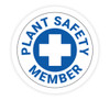Plant Safety Member - Hard Hat Sticker Plant Safety Member - Hard Hat Sticker